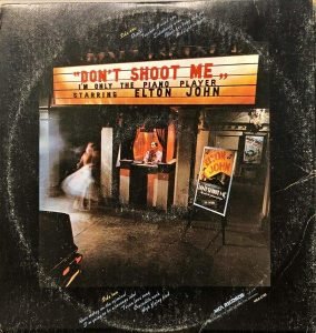 Elton John ‎–  Don't Shoot Me, I'm Only The Piano Player LP Plak - Görsel 3