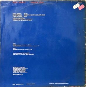 Keith Jarrett ‎– Arbour Zena LP Plak - Görsel 3