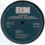 Jan Garbarek, Keith Jarrett, Palle Danielsson, Jon Christensen ‎– Belonging  LP Plak - Görsel 4