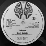 Black Sabbath ‎– Paranoid LP Plak - Görsel 6