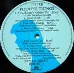 Bryan Ferry ‎– These Foolish Things LP Plak - Görsel 3
