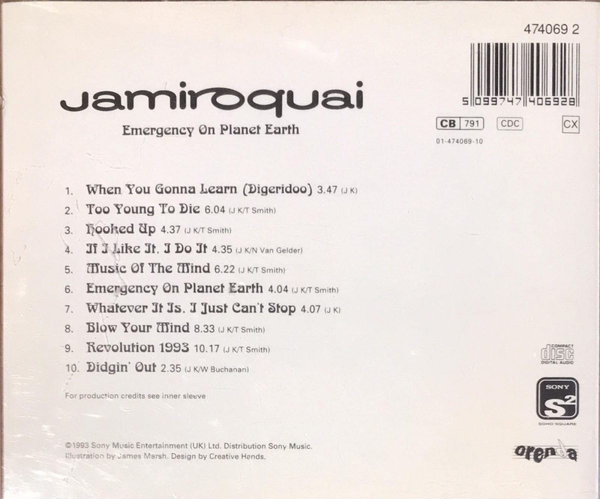 Jamiroquai ‎– Emergency On Planet Earth CD - Görsel 3