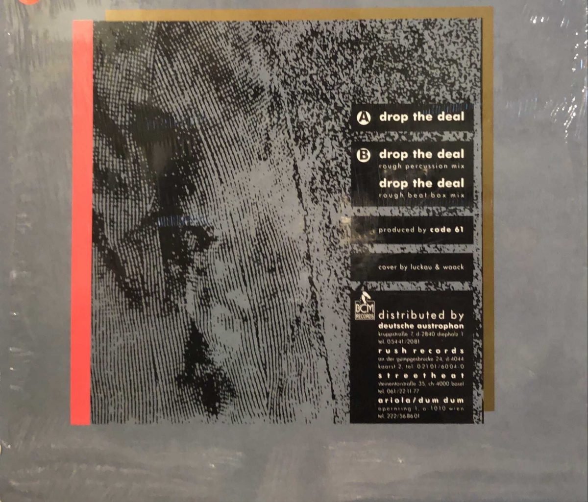 Code 61 ‎– Drop The Deal 12” Maxi Single Plak - Görsel 3