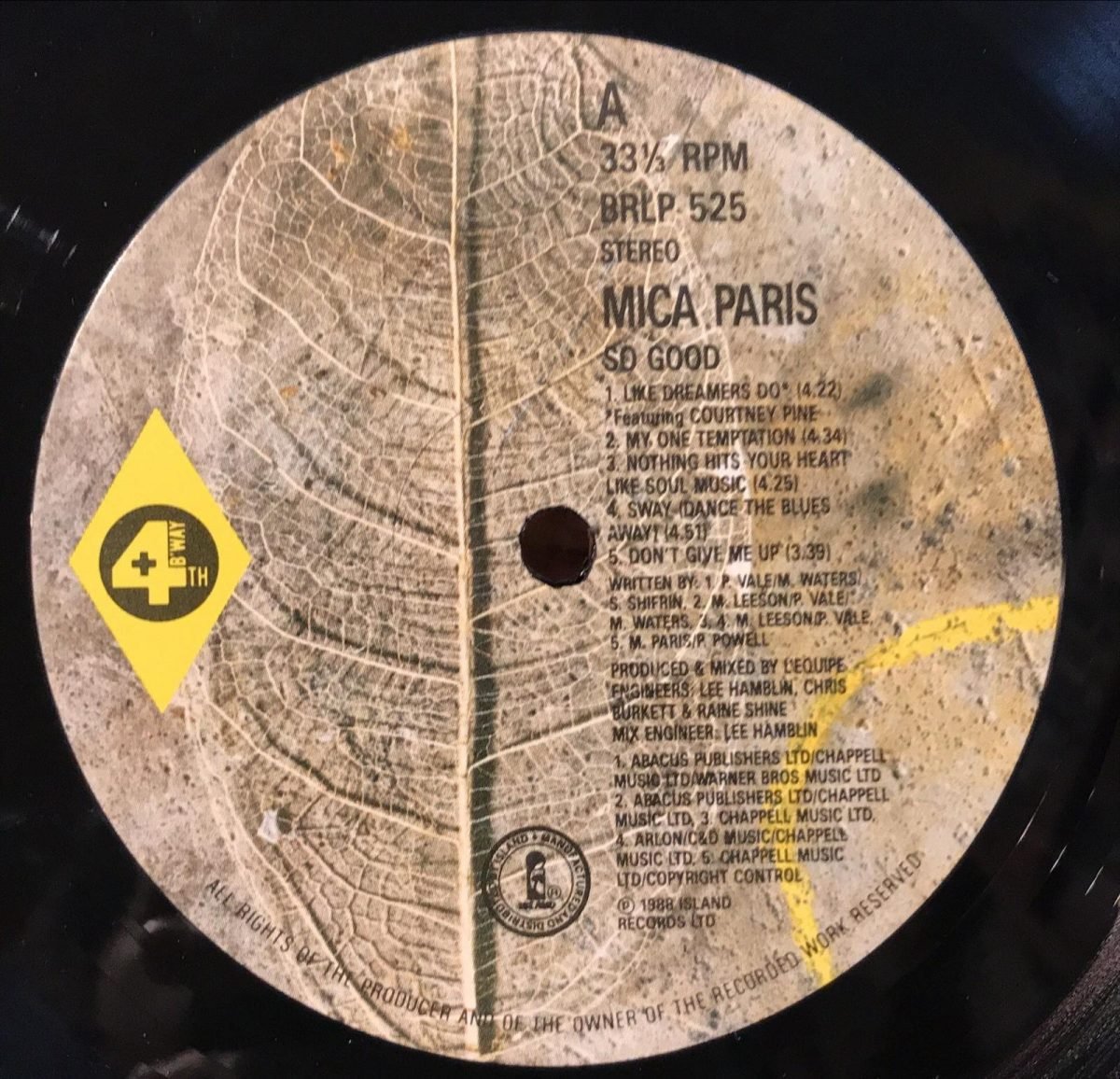 Mica Paris ‎– So Good LP Plak - Görsel 2