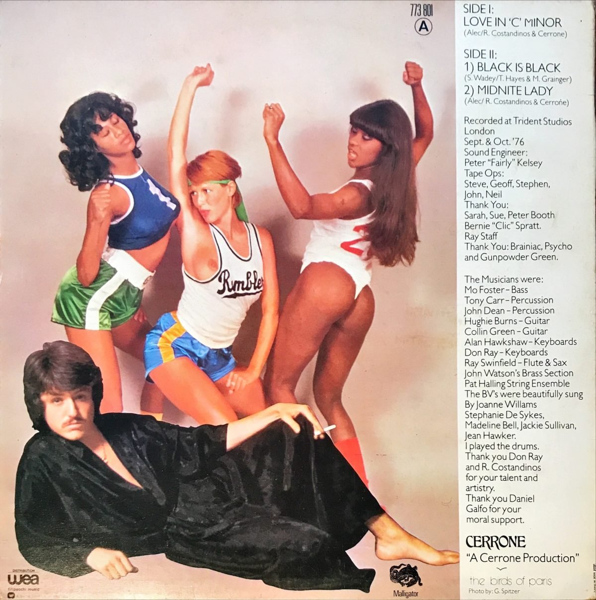 Cerrone ‎– Love In C Minor LP Plak - Görsel 2