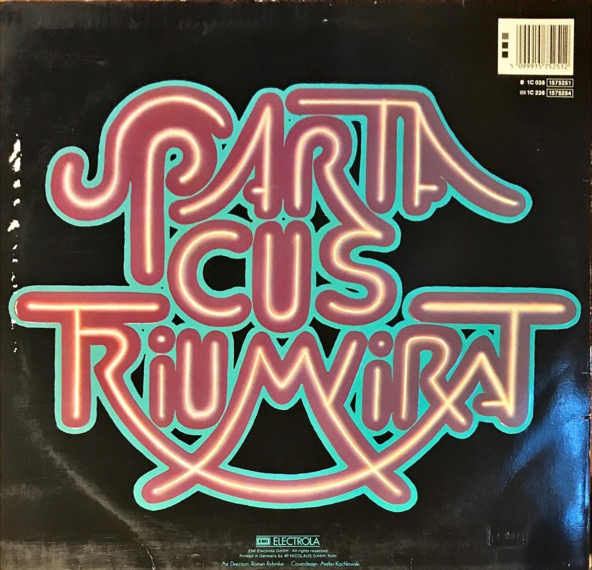 Triumvirat ‎– Spartacus  LP Plak - Görsel 3
