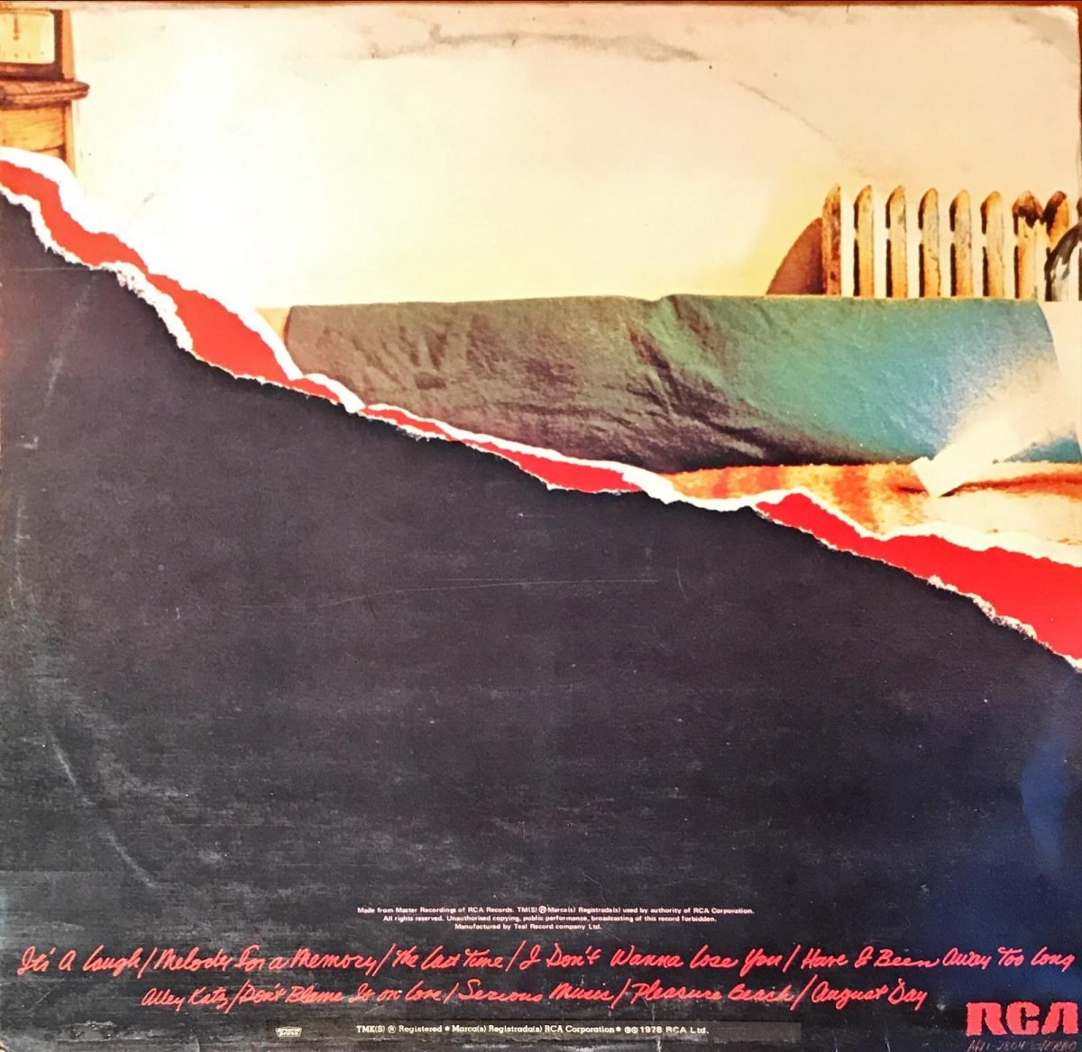 Daryl Hall & John Oates ‎– Along The Red Ledge LP Plak - Görsel 3