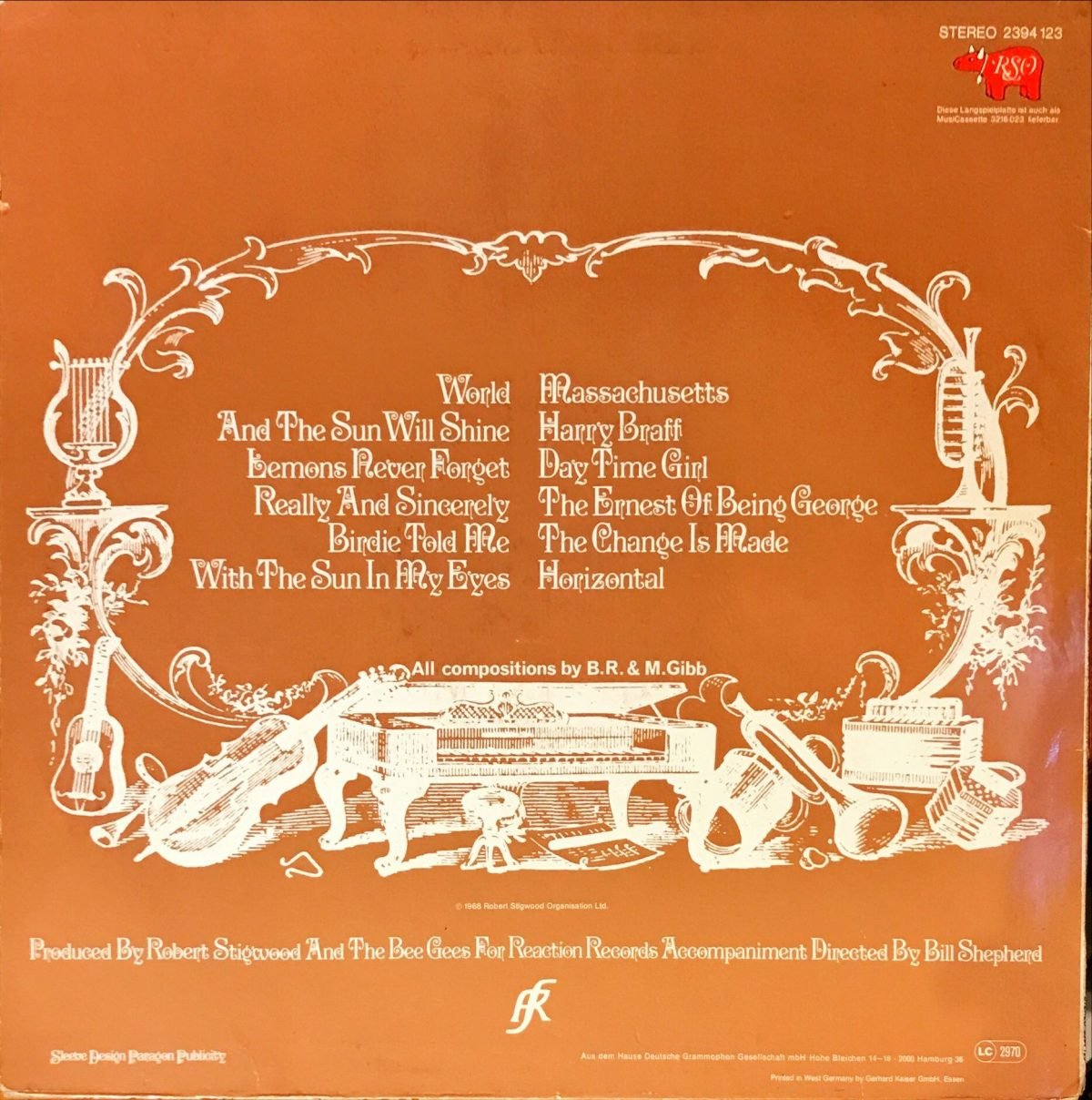 Bee Gees ‎– Horizontal LP Plak - Görsel 3