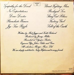 Rolling Stones ‎– Beggars Banquet LP Plak - Görsel 2