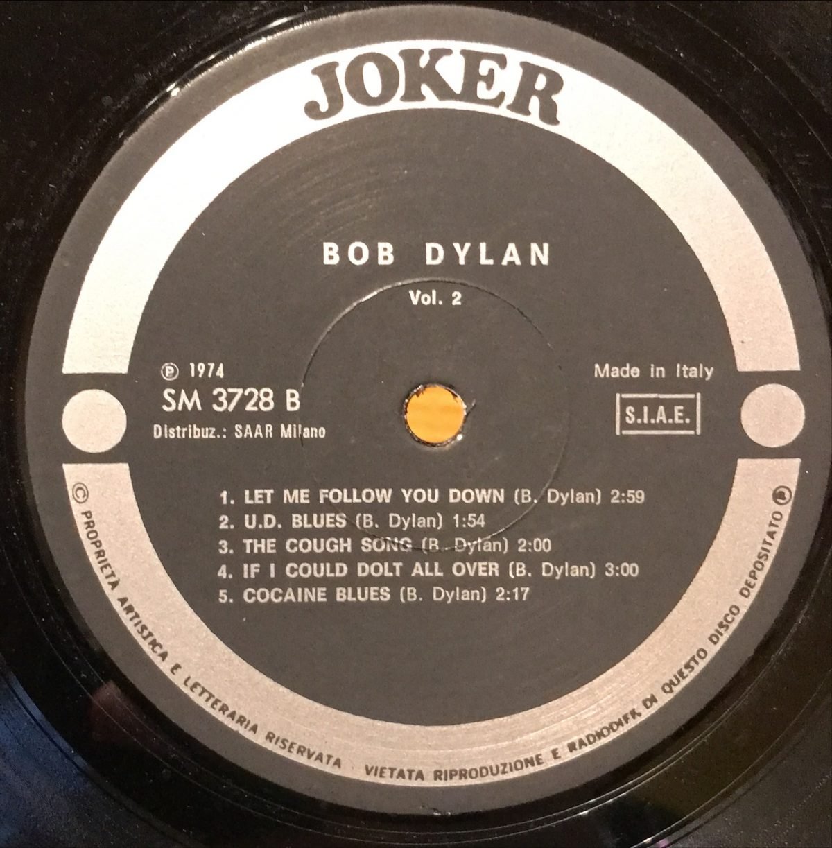 Bob Dylan ‎– A Rare Batch Of Little White Wonder - Volume 2 LP Plak - Görsel 3