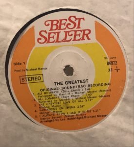 Muhammad Ali In "The Greatest" (Original Soundtrack) LP Plak - Görsel 3