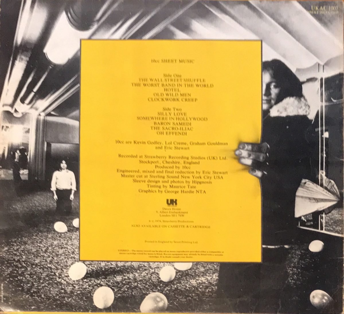 10cc ‎– Sheet Music LP Plak - Görsel 3