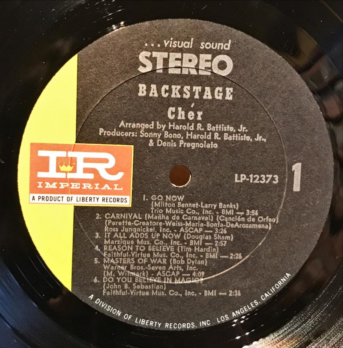 Chér ‎– Backstage LP Plak - Görsel 2