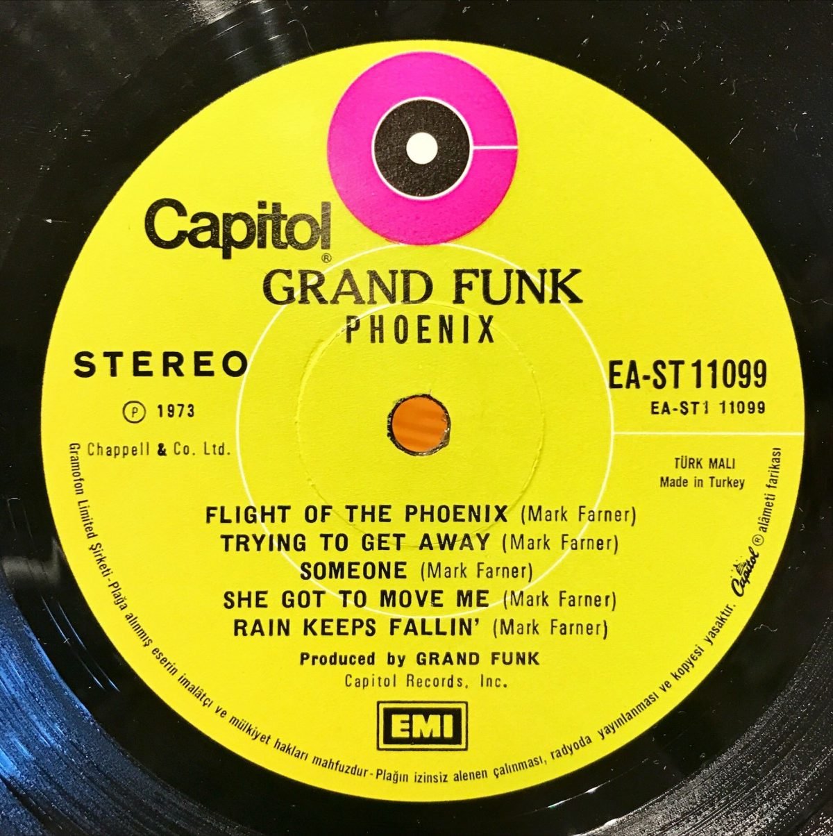 Grand Funk ‎– Phoenix LP Plak - Görsel 2