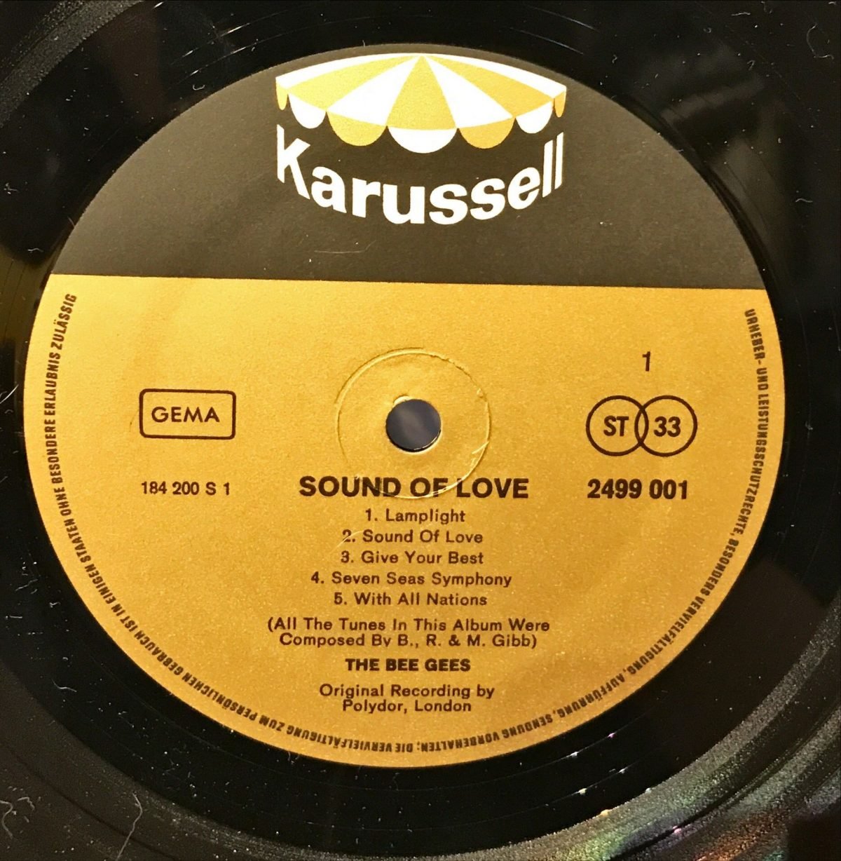 Bee Gees ‎– Sound Of Love  LP Plak - Görsel 2