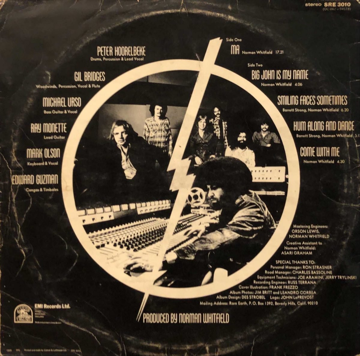 Rare Earth ‎– Ma LP Plak - Görsel 2