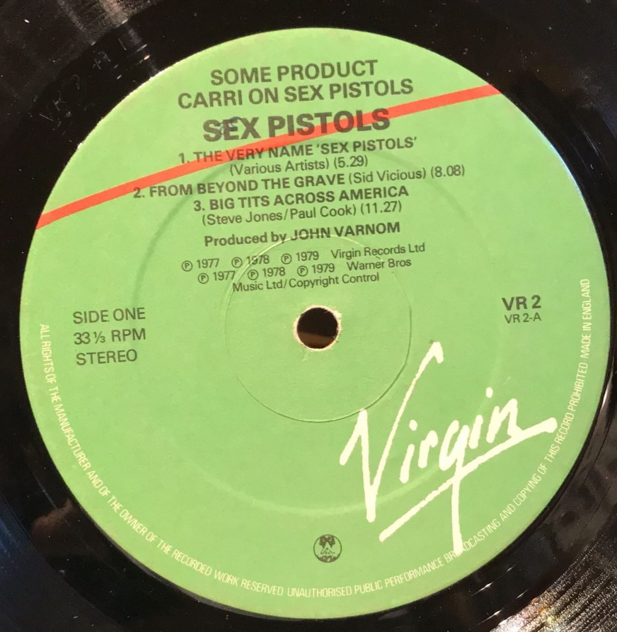 Sex Pistols ‎– Some Product - Carri On Sex Pistols LP Plak - Görsel 2