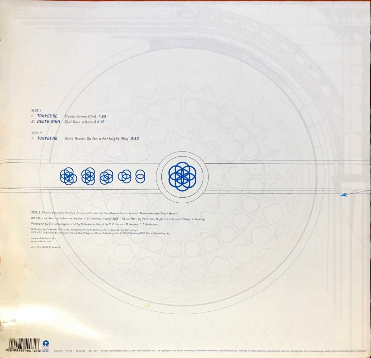 Orb ‎– Toxygene 12'' Maxi Single - Görsel 2
