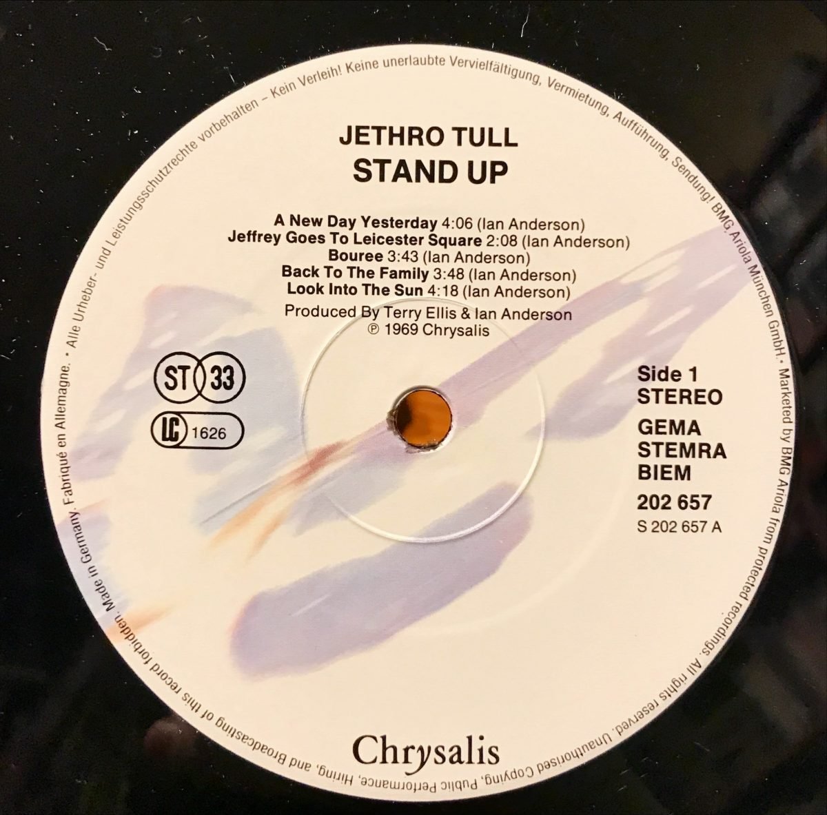 Jethro Tull ‎– Stand Up LP Plak - Görsel 3