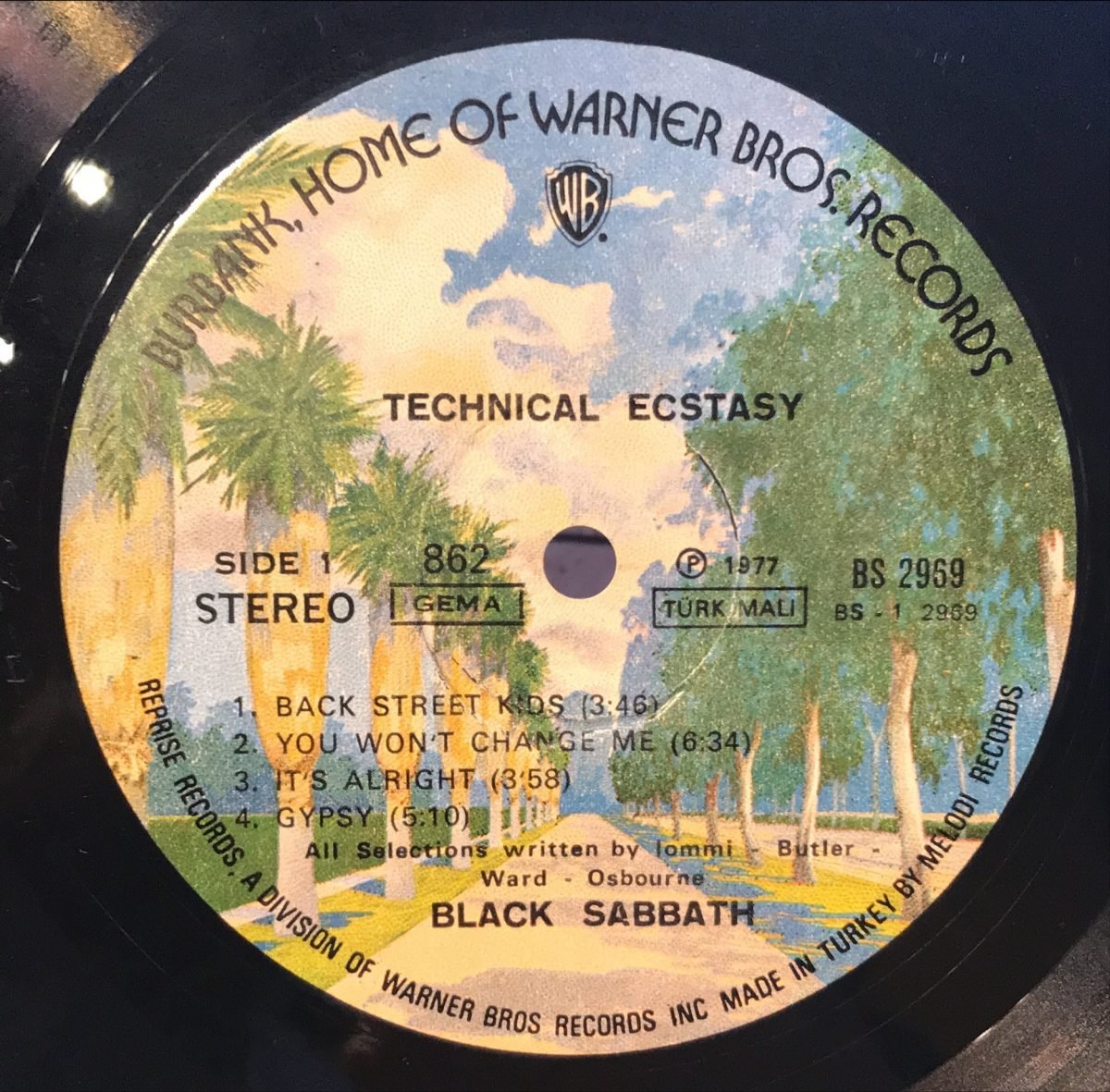 Black Sabbath ‎– Technical Ecstasy LP Plak - Görsel 3