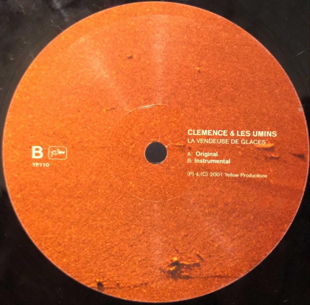 Clemence & Les Umins ‎– La Vendeuse De Glaces 12” Maxi Single Plak - Görsel 3