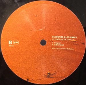 Clemence & Les Umins ‎– La Vendeuse De Glaces 12” Maxi Single Plak - Görsel 3