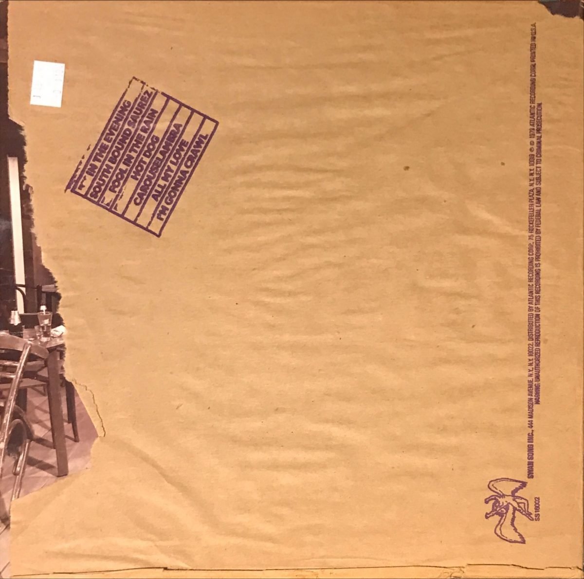 Led Zeppelin ‎– In Through The Out Door LP Plak - Görsel 3