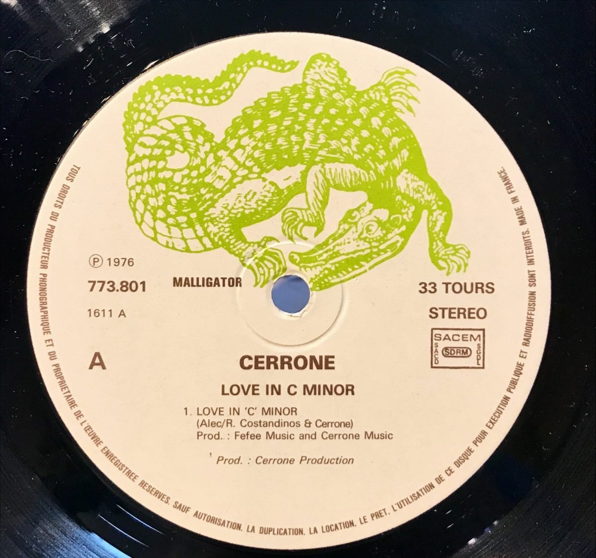 Cerrone ‎– Love In C Minor LP Plak - Görsel 3