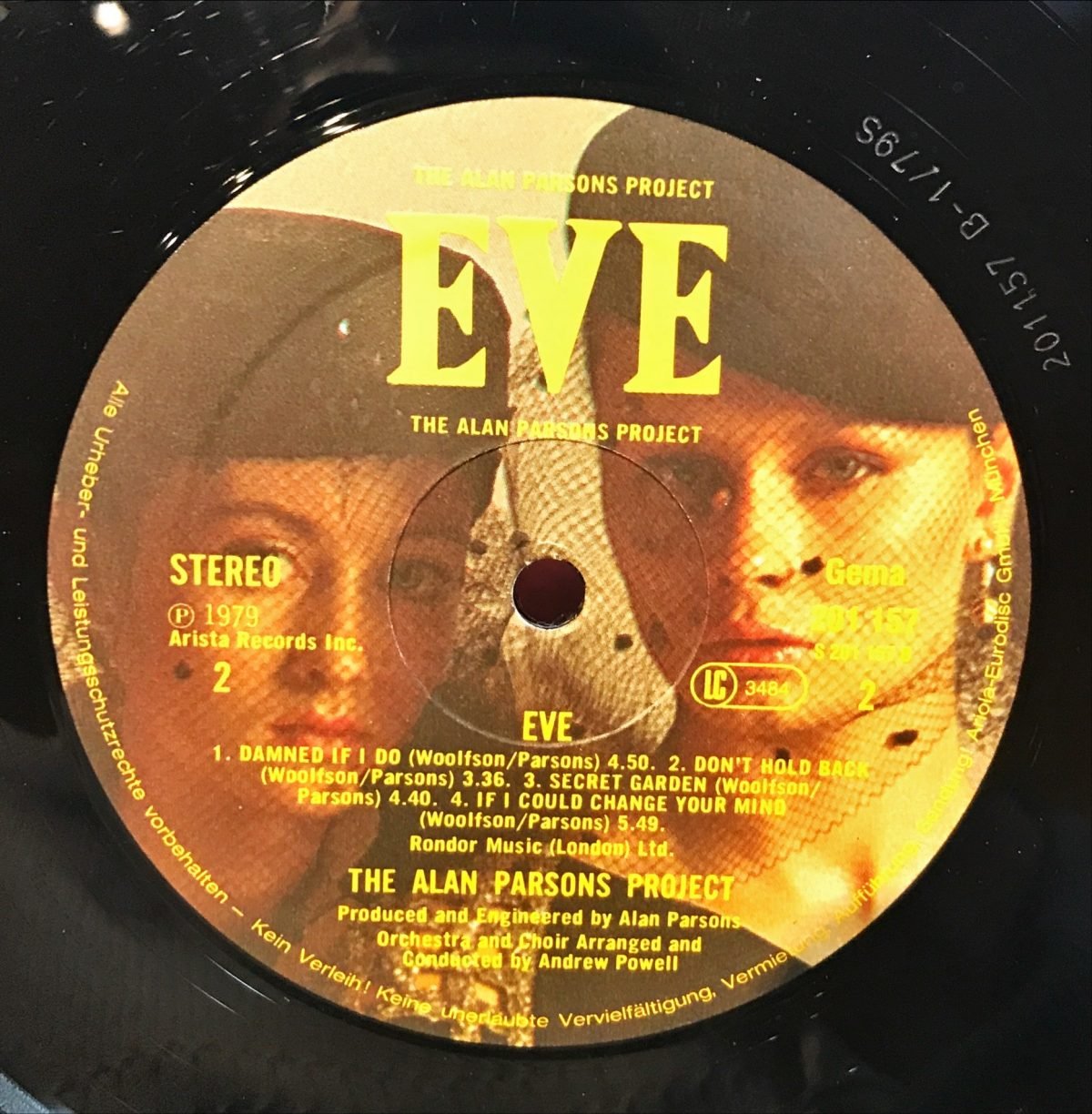The Alan Parsons Project ‎– Eve LP Plak - Görsel 2
