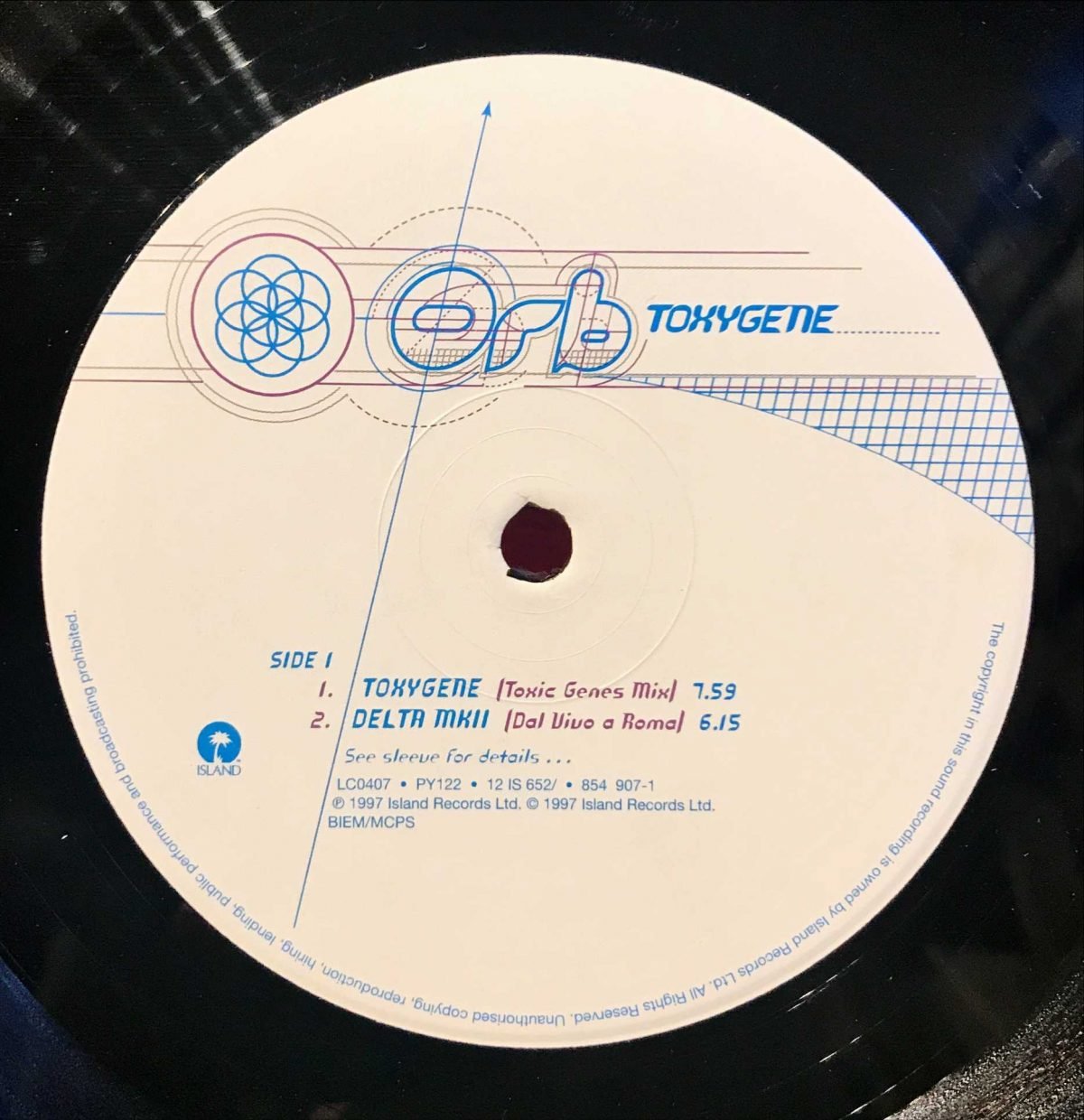 Orb ‎– Toxygene 12'' Maxi Single - Görsel 3