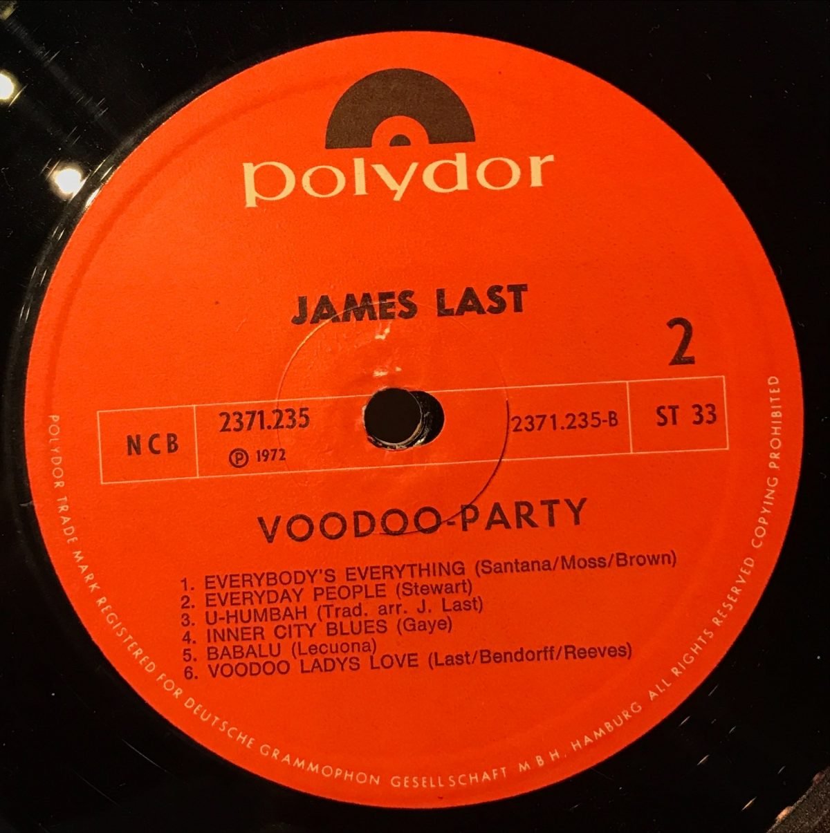 James Last ‎– Voodoo-Party LP Plak - Görsel 4