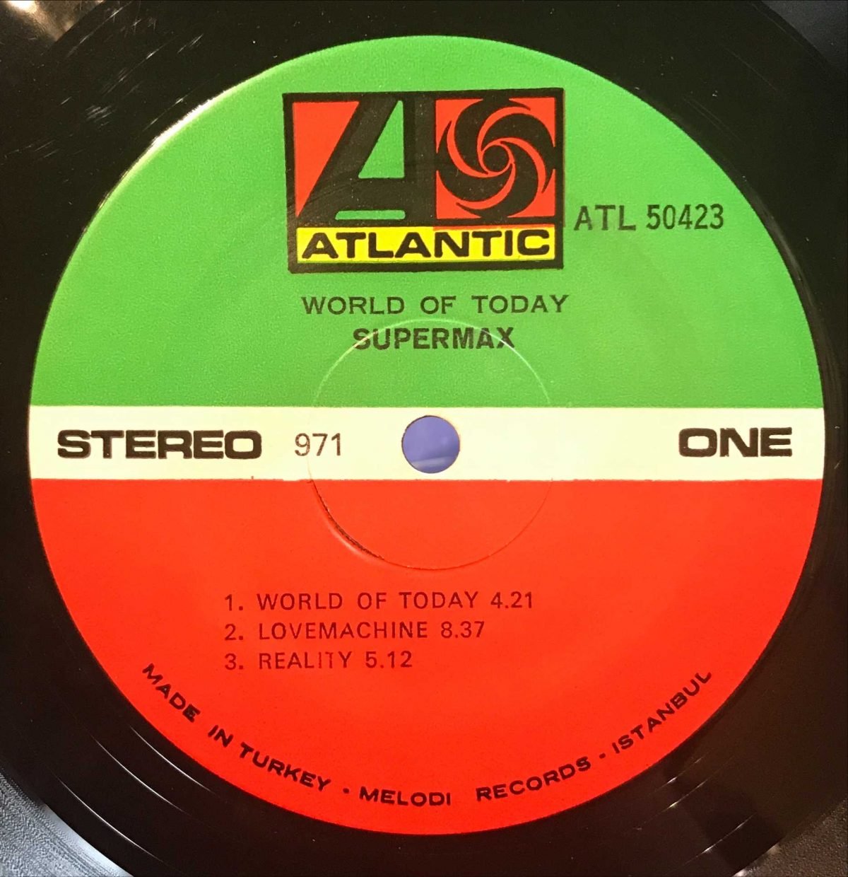Supermax ‎– World Of Today LP Plak - Görsel 3