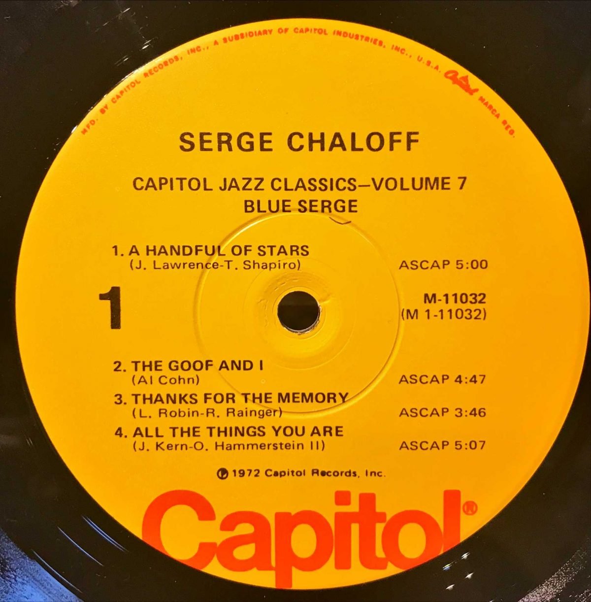 Serge Chaloff ‎– Blue Serge LP Plak - Görsel 3
