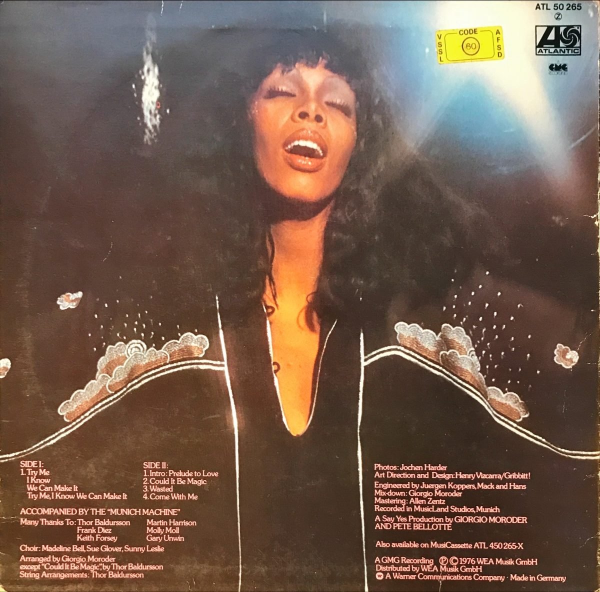 Donna Summer ‎– A Love Trilogy LP Plak - Görsel 2