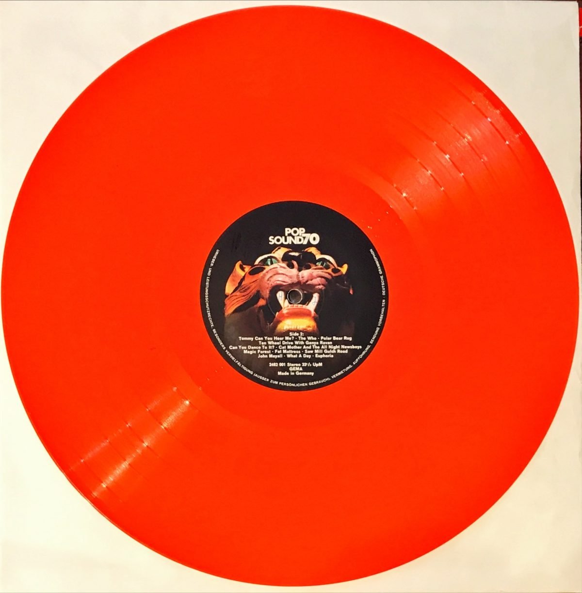 Pop Sound 70 LP Renkli Plak - Görsel 3