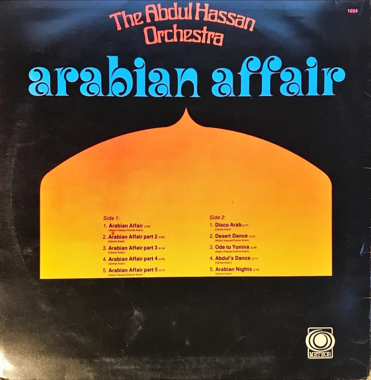 The Abdul Hassan Orchestra ‎– Arabian Affair LP Plak - Görsel 2