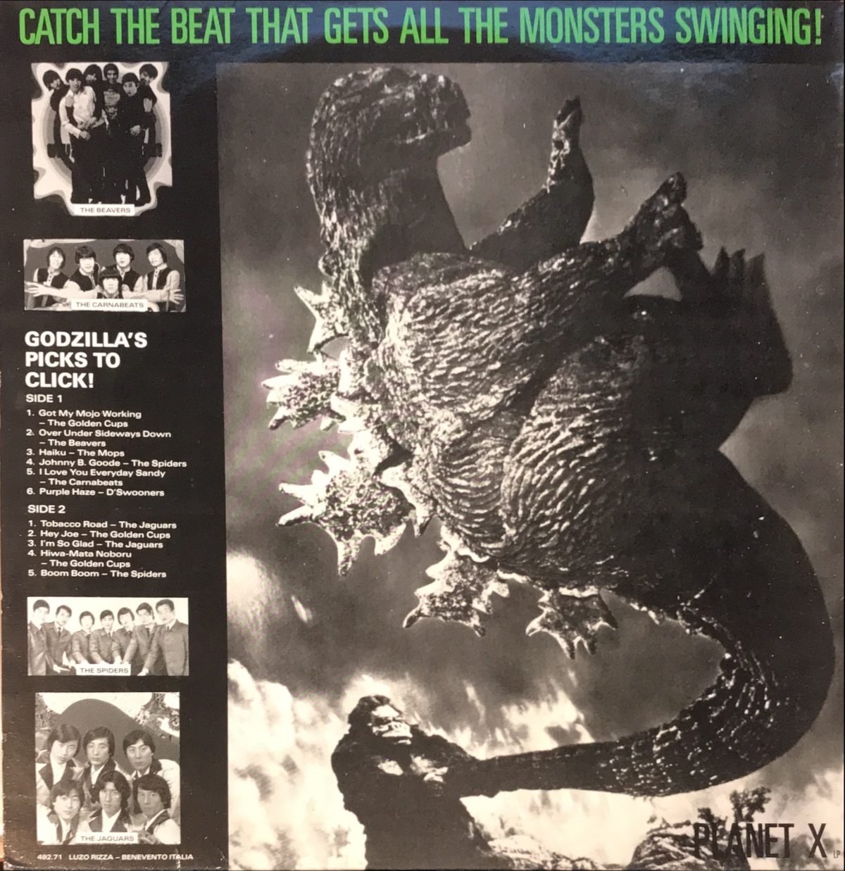 Big Lizard Stomp! Introducing Teen Trash From Psychedelic Tokyo '66-'69 LP Renkli Plak - Görsel 2