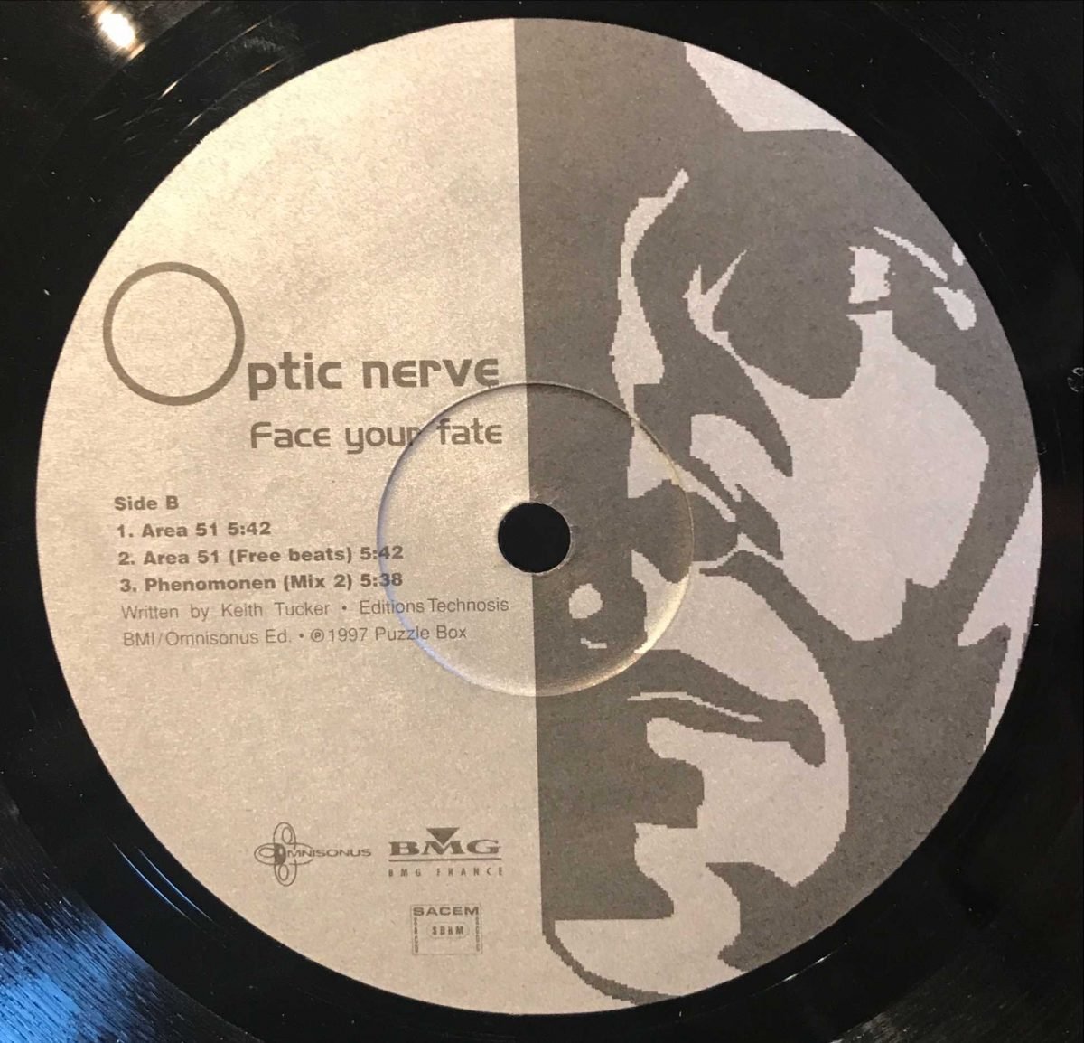 Optic Nerve ‎– Face Your Fate 12'' Maxi EP - Görsel 3