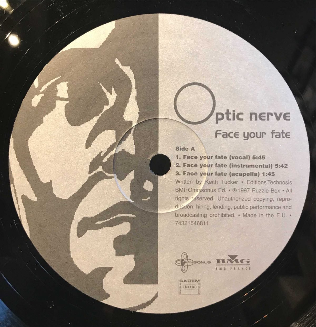 Optic Nerve ‎– Face Your Fate 12'' Maxi EP - Görsel 2