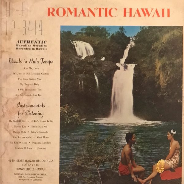 Romantic Hawaii LP Renkli Plak