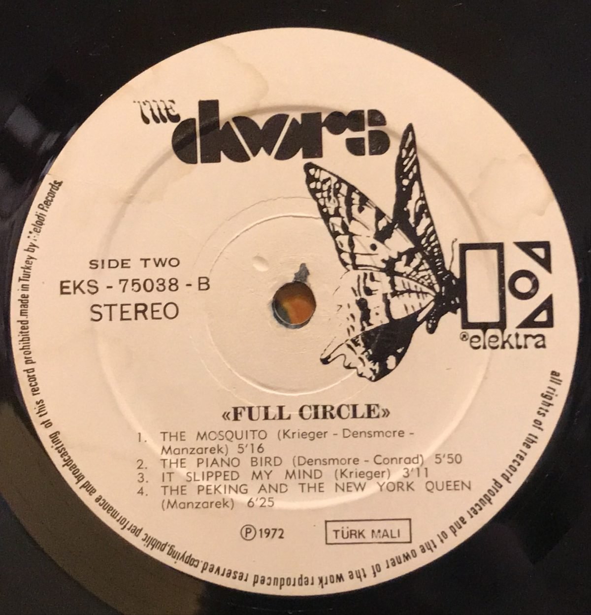 The Doors ‎– Full Circle LP Plak - Görsel 3