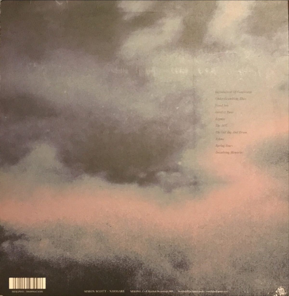 Simon Scott ‎– Navigare LP Plak - Görsel 2