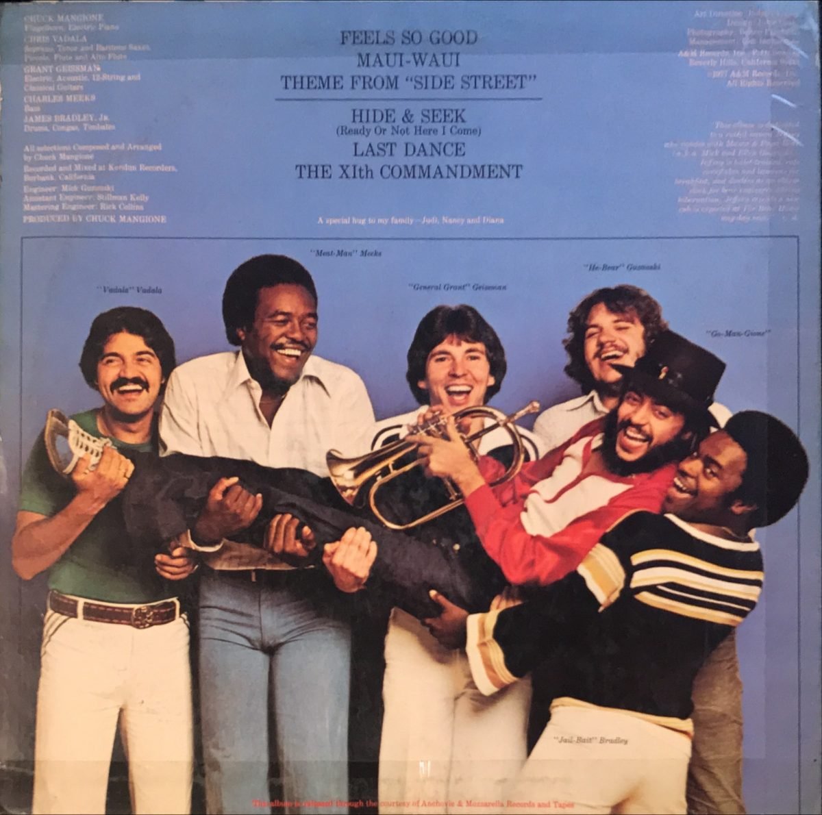 Chuck Mangione ‎– Feels So Good LP Plak - Görsel 2