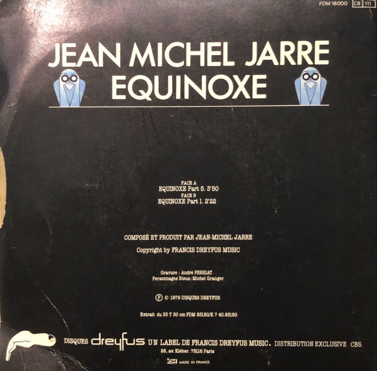 Jean Michel Jarre ‎– Equinoxe 45lik Plak - Görsel 2