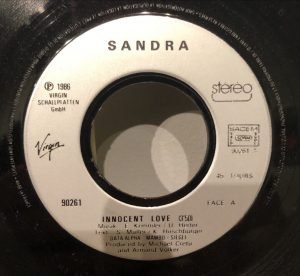 Sandra ‎– Innocent Love 45lik Plak - Görsel 2