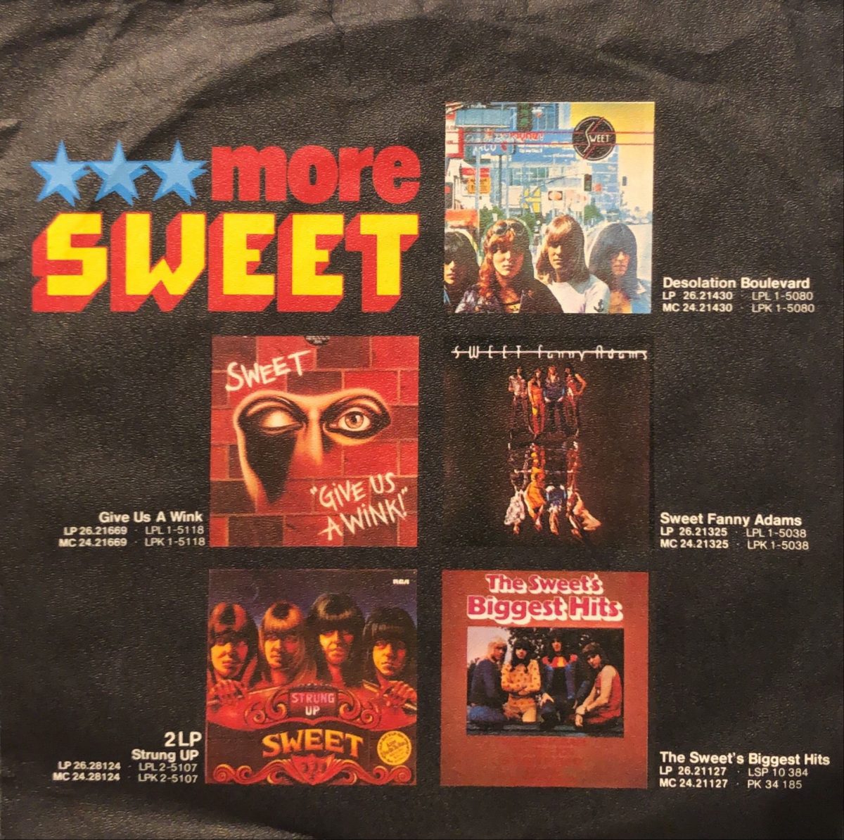Sweet ‎– Lost Angels 45lik Plak - Görsel 3