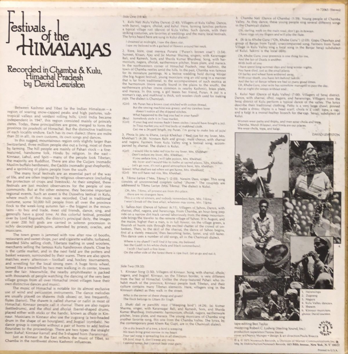 Festivals Of The Himalayas LP Plak - Görsel 3