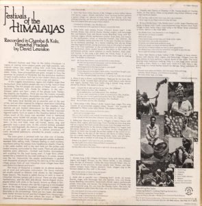 Festivals Of The Himalayas LP Plak - Görsel 3