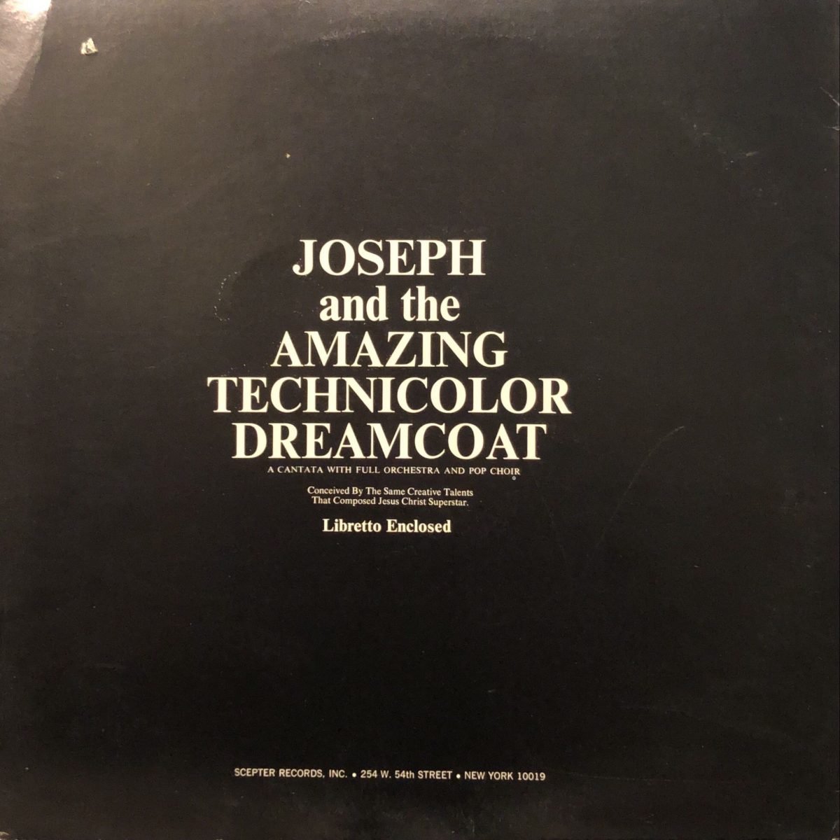 The Joseph Consortium, Andrew Lloyd Webber, Tim Rice ‎– Joseph And The Amazing Technicolor Dreamcoat  LP Plak - Görsel 2