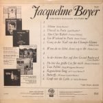 Jacqueline Boyer Mit Paul Kuhn ‎– Verliebte Schlager Aus Paris  LP Plak - Görsel 2